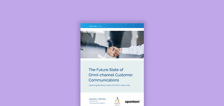 The Future State of Omni-Channel Customer Communications
