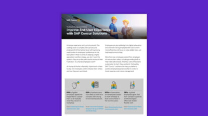 Improve End-User Experience with SAP Concur Solutions
